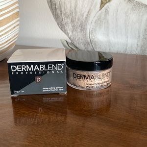 Dermablend professional loose setting powder.